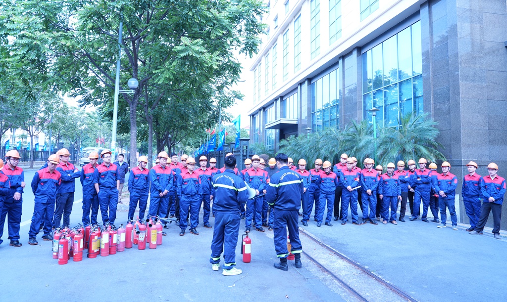 Diễn tập phương án phòng cháy chữa cháy và cứu nạn cứu hộ năm 2024